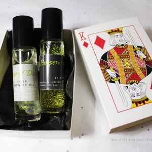 Scented body oil for men - Amber & Musk